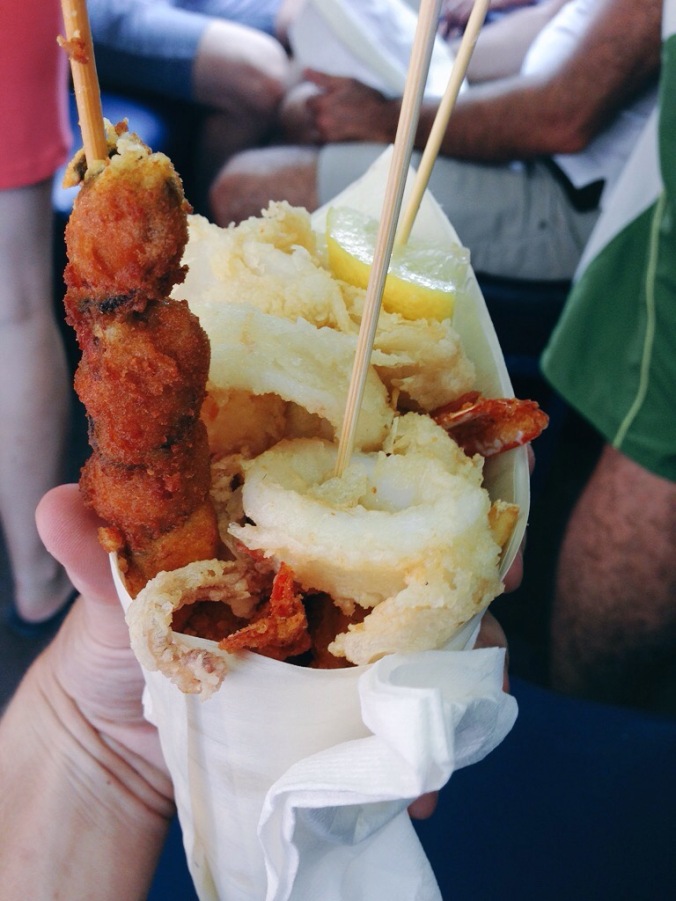 Seafood cone